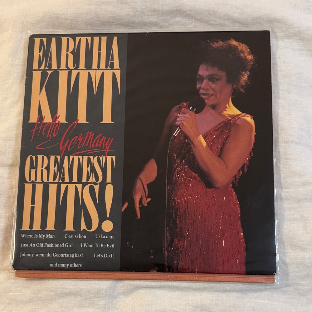 Vintage Vinyl:  "Hello Germany Greatest Hits!" by "Eartha Kitt"